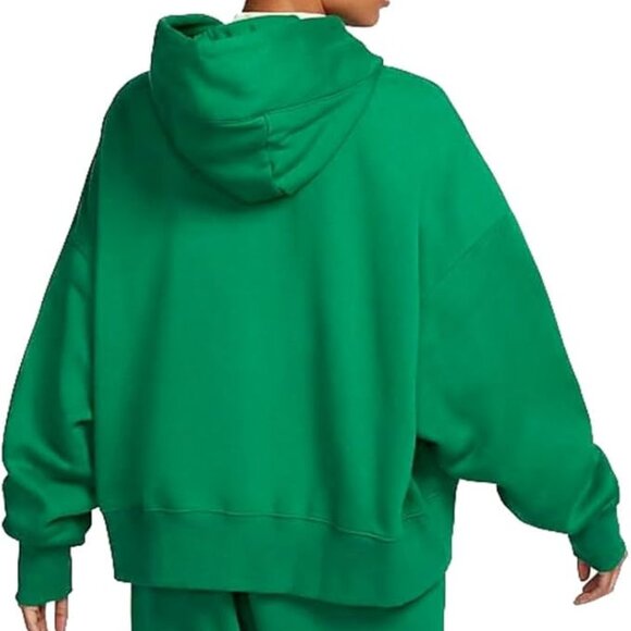 Nike Phoenix Fleece Women's Over-Oversized Pullover Hoodie - Green - Picture 3 of 6